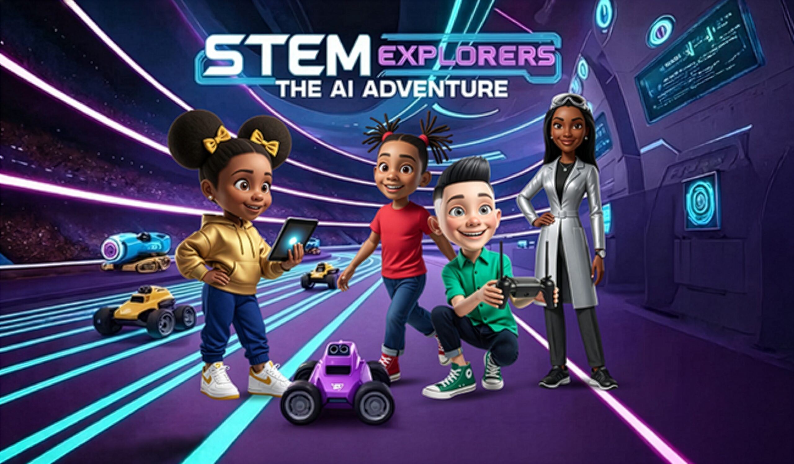 stem explorers ai book cover