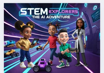 STEM Explorers AI Book Cover 2